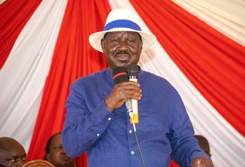 File image of Azimio leader Raila Odinga.